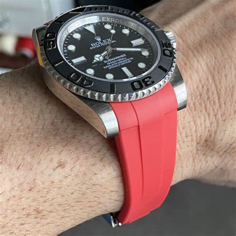 rolex op rubber strap|rolex 20mm rubber strap.